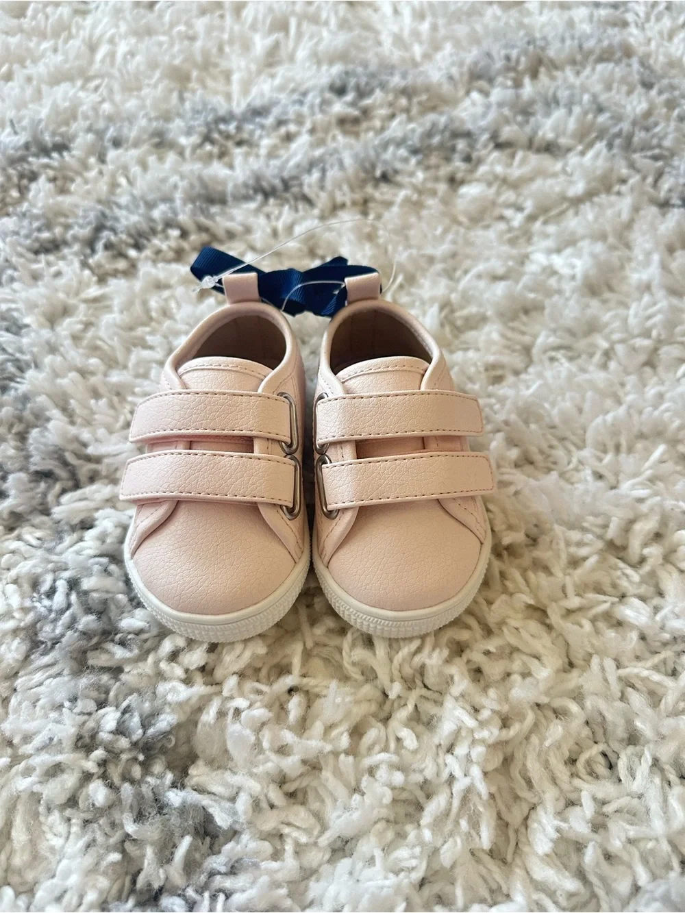 Janie and Jack baby girls pink Baby Double Strap Sneaker 0-3 months